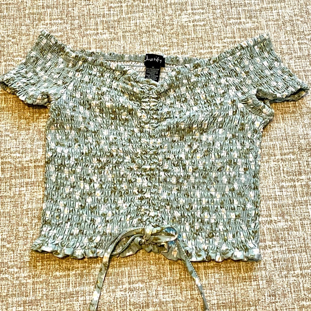 Big girls stretch crop top